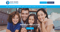 Desktop Screenshot of newhopeclinic.net